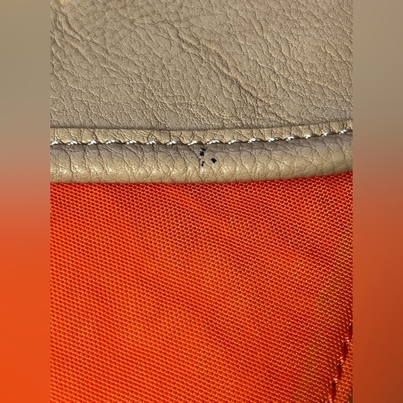 Kipling Orange / Tan Nylon Small Crossbody Wallet and Clutch - Picture 5 of 6